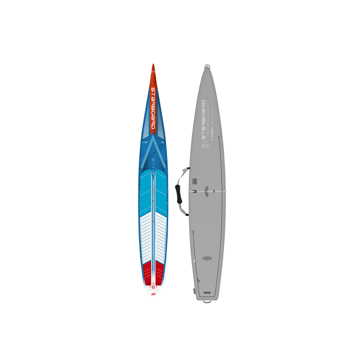 Photo of 2024/2025 STARBOARD SUP 14'0" x 21.5" SPRINT BLUE CARBON SANDWICH WITH BOARD BAG