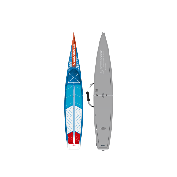 Photo of 2024/2025 STARBOARD SUP 14'0" x 27.5" SPRINT EXPEDITION BLUE CARBON SANDWICH WITH BOARD BAG