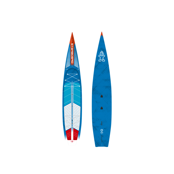 Photo of 2024/2025 STARBOARD SUP 14'0" x 29.5" SPRINT EXPEDITION BLUE CARBON SANDWICH