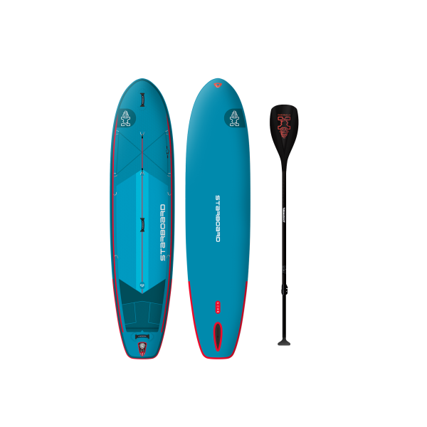 Photo of 2024/2025 INFLATABLE SUP 11'2" X 31+" X 6" iGO DELUXE LITE WITH PADDLE
