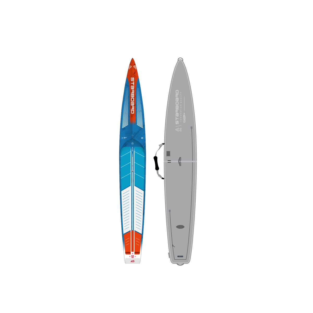 Photo of 2024 STARBOARD SUP 14’0” x 21.5” GEN R BLUE CARBON SANDWICH WITH BOARD BAG