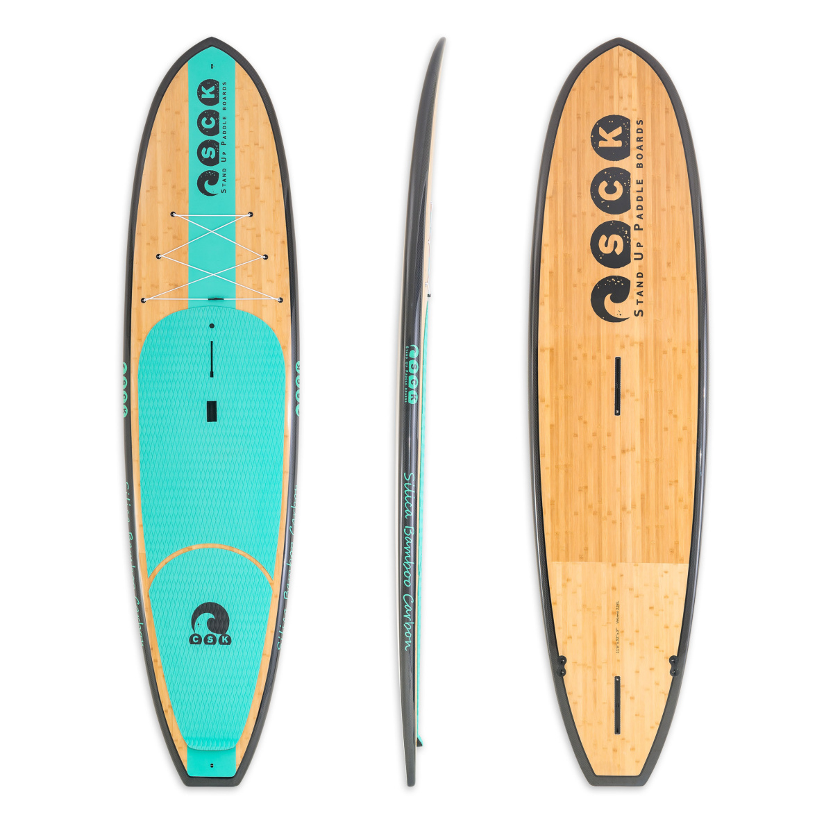 SCK Σανίδα SUP Bamboo-Carbon Silica 11'6''  Φωτογραφία 01