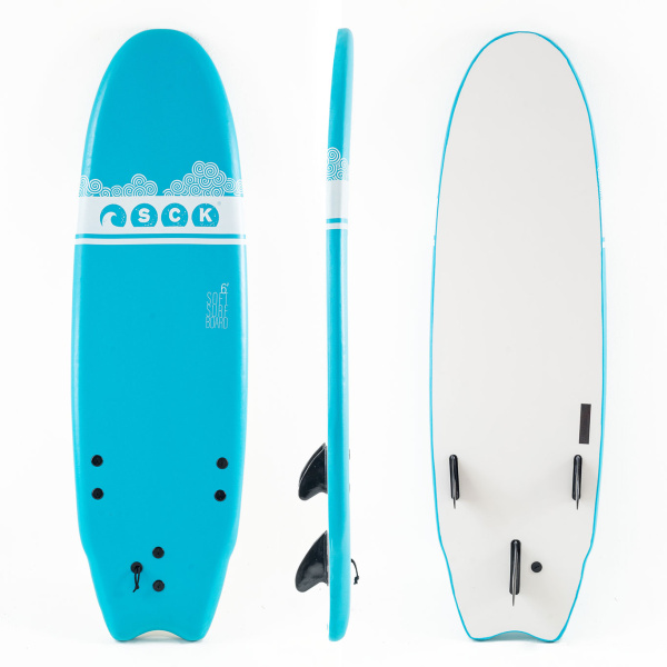 Σανίδα surf Soft-board 6ft Μπλε SCK SCK Φωτογραφία 01