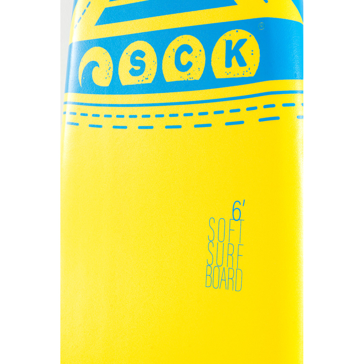Σανίδα surf Soft-board 6ft Κίτρινη SCK SCK Φωτογραφία 04