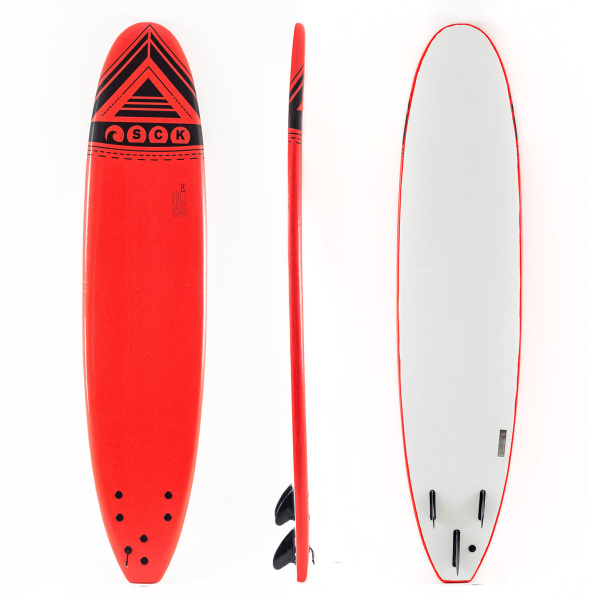 Σανίδα surf Soft-board 8ft Κόκκινη SCK SCK Φωτογραφία 01