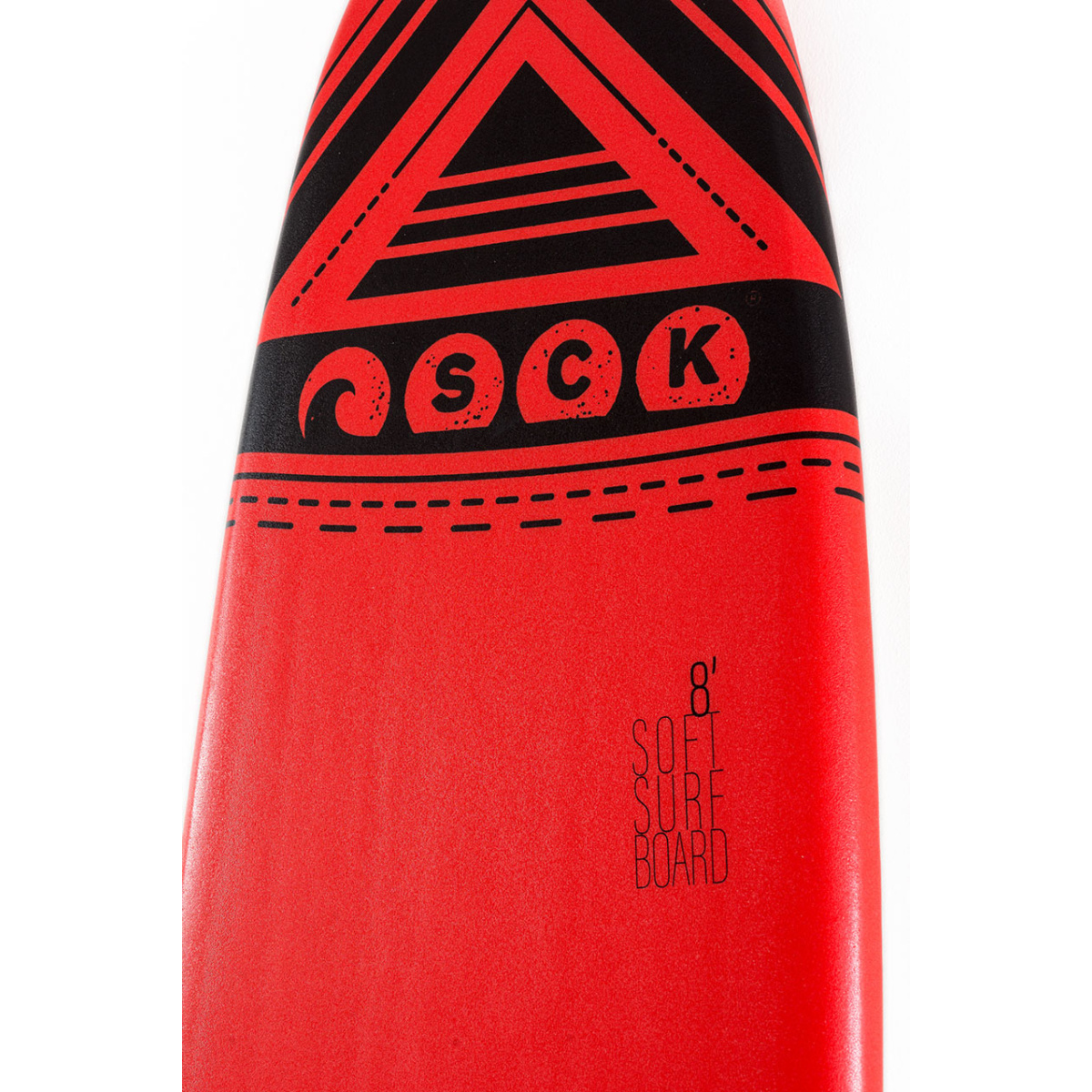 Σανίδα surf Soft-board 8ft Κόκκινη SCK SCK Φωτογραφία 03