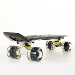 Skateboard Mini cruiser 22.5'' black with LED wheels / complete set by Fish SCK Φωτογραφία 05