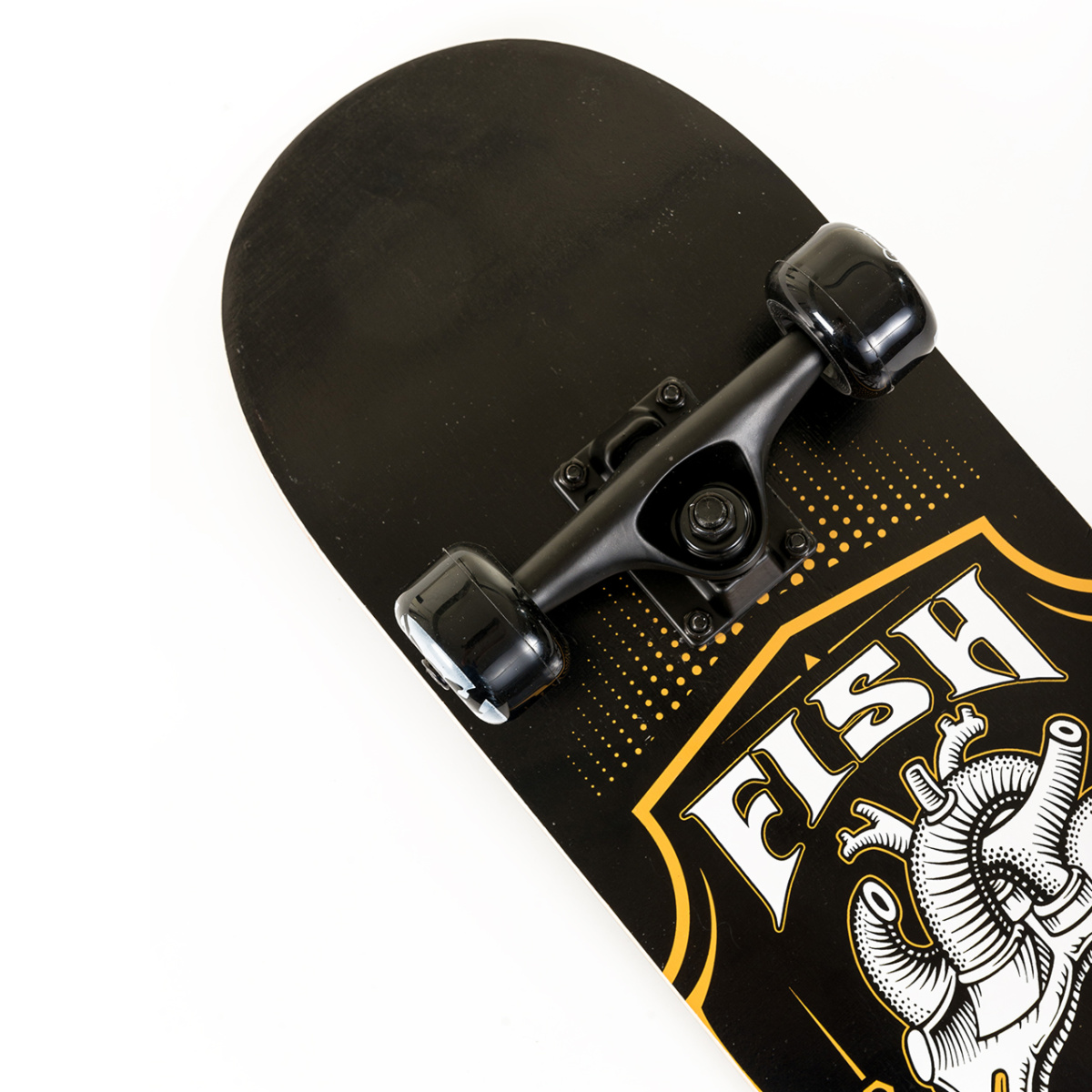 Skateboard 31'' Black heart complete set by Fish SCK Φωτογραφία 02