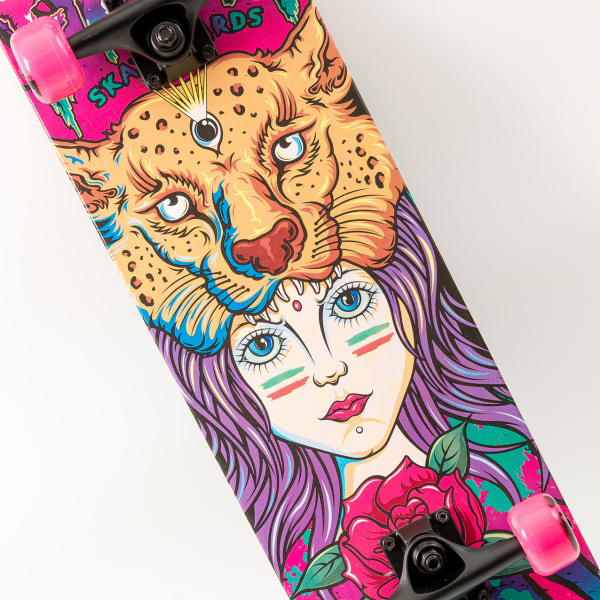 Skateboard 31'' Lion Lady complete set by Fish SCK Φωτογραφία 02