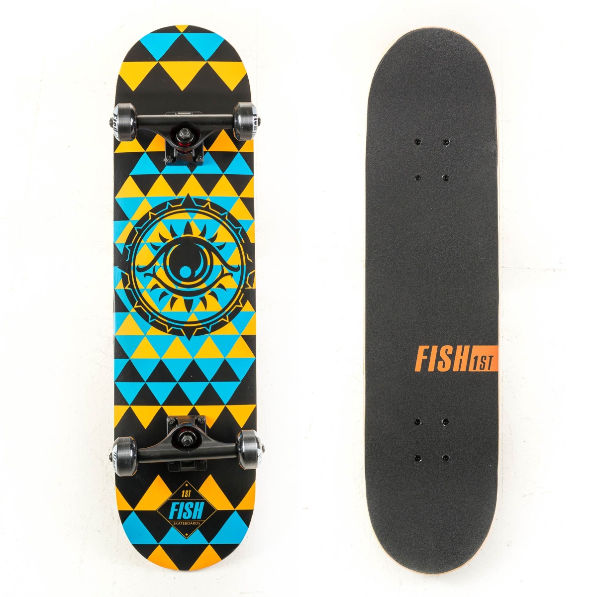 Skateboard 31'' The Eye complete set by Fish SCK Φωτογραφία 01