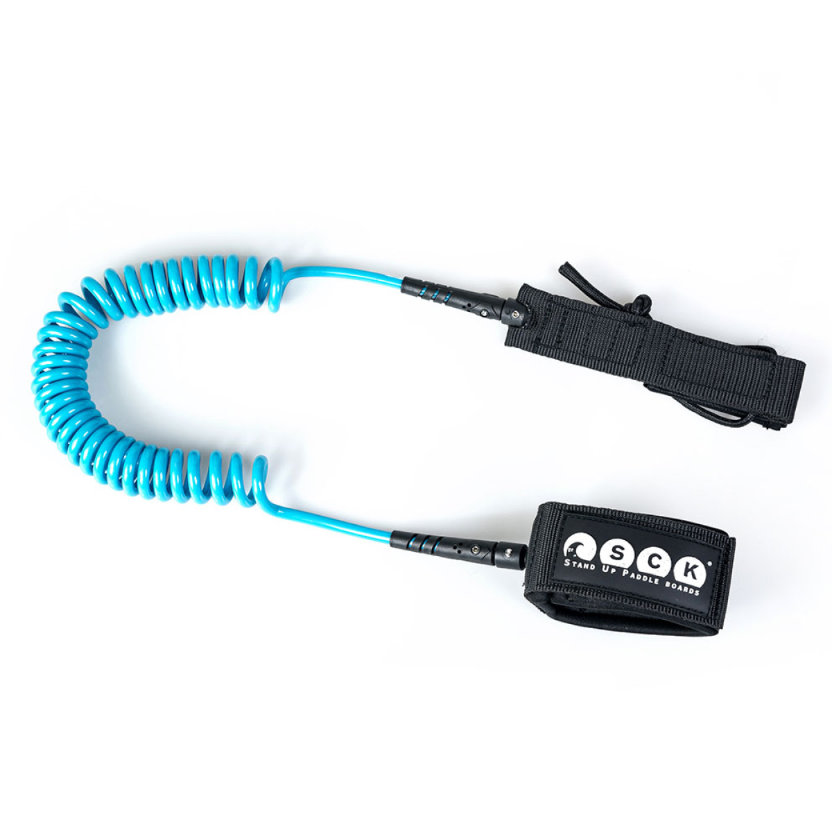 SUP leash σπιράλ 10ft Τυρκουάζ SCK Φωτογραφία 01